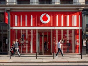 Negozio Vodafone con offerta