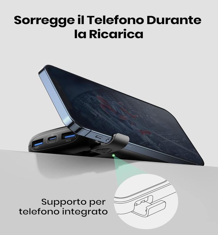 Power Bank e telefono